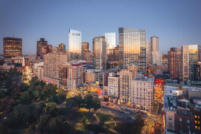 TREMONT STREET - VIEW FROM BOSTON COMMON