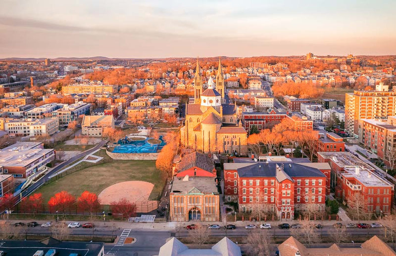 APRIL SUNRISE ON MISSION HILL