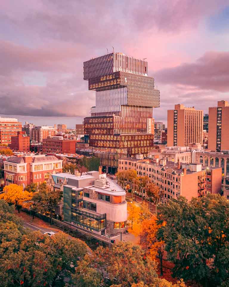 BOSTON UNIVERSITY DURING FOLIAGE