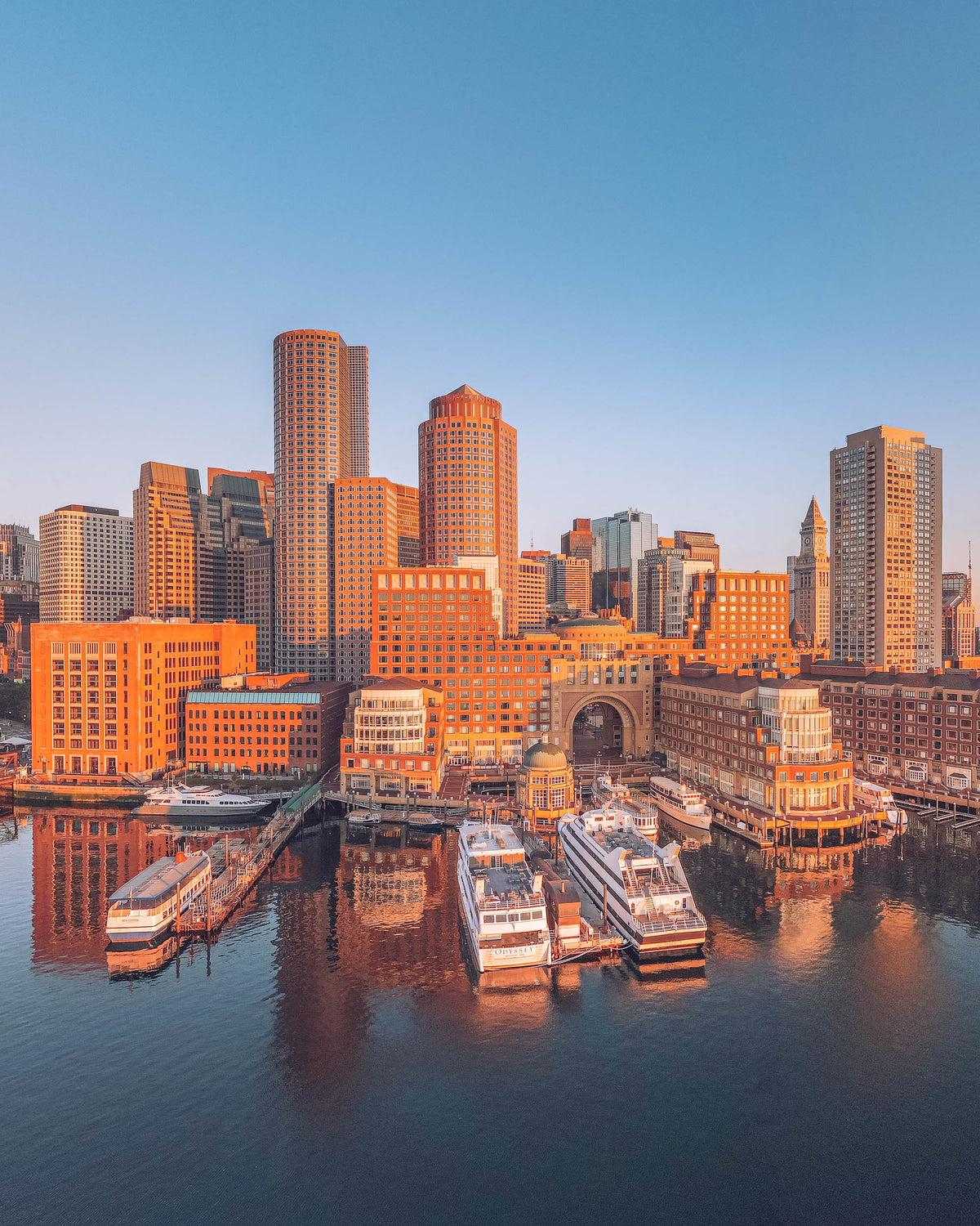 BOSTON HARBOR SUNRISE