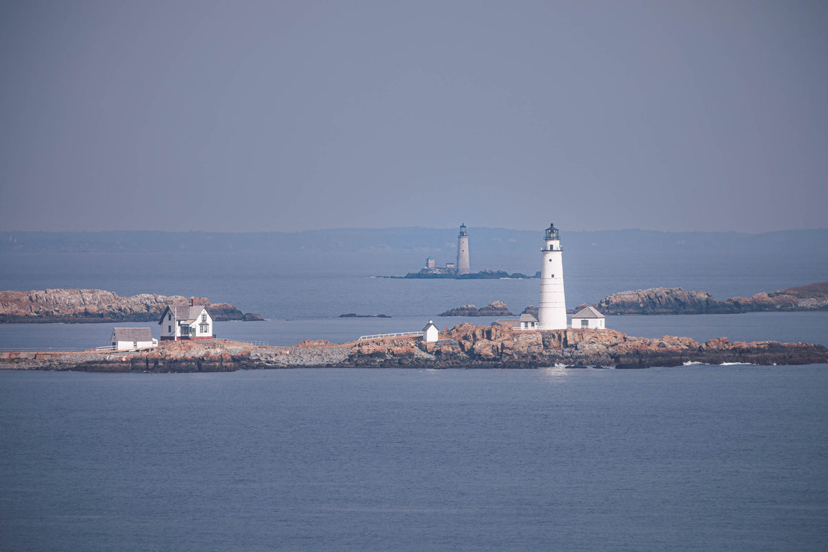 BOSTON LIGHTHOUSE and GRAVES LIGHT STATION