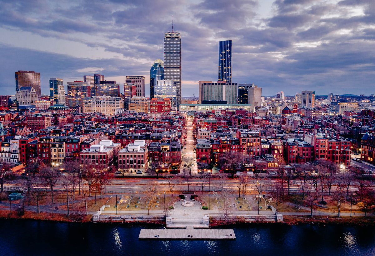 BOSTON SKYLINE FROM ESPLANADE