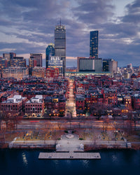 BOSTON SKYLINE FROM ESPLANADE