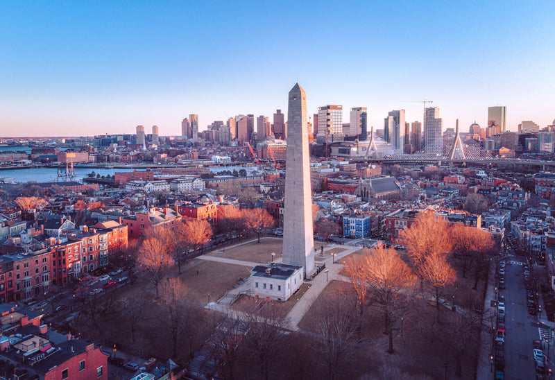 BOSTON FROM BUNKER HILL