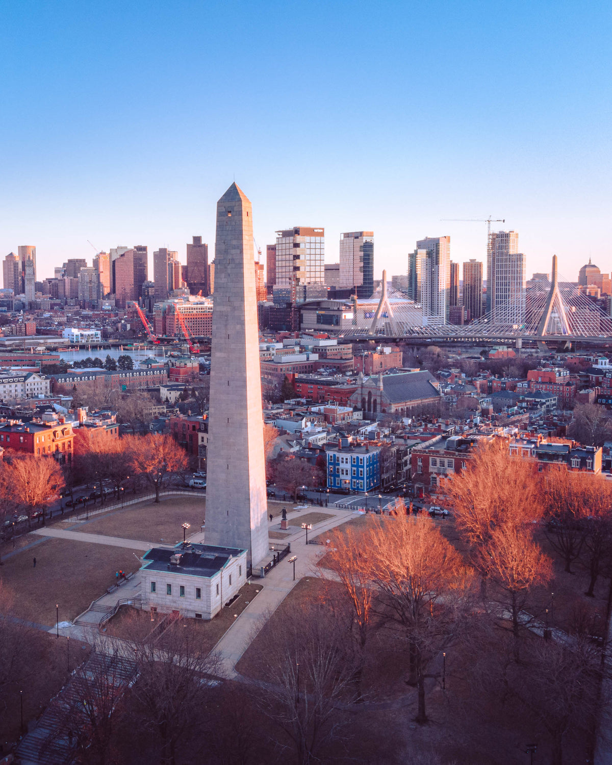 BOSTON FROM BUNKER HILL