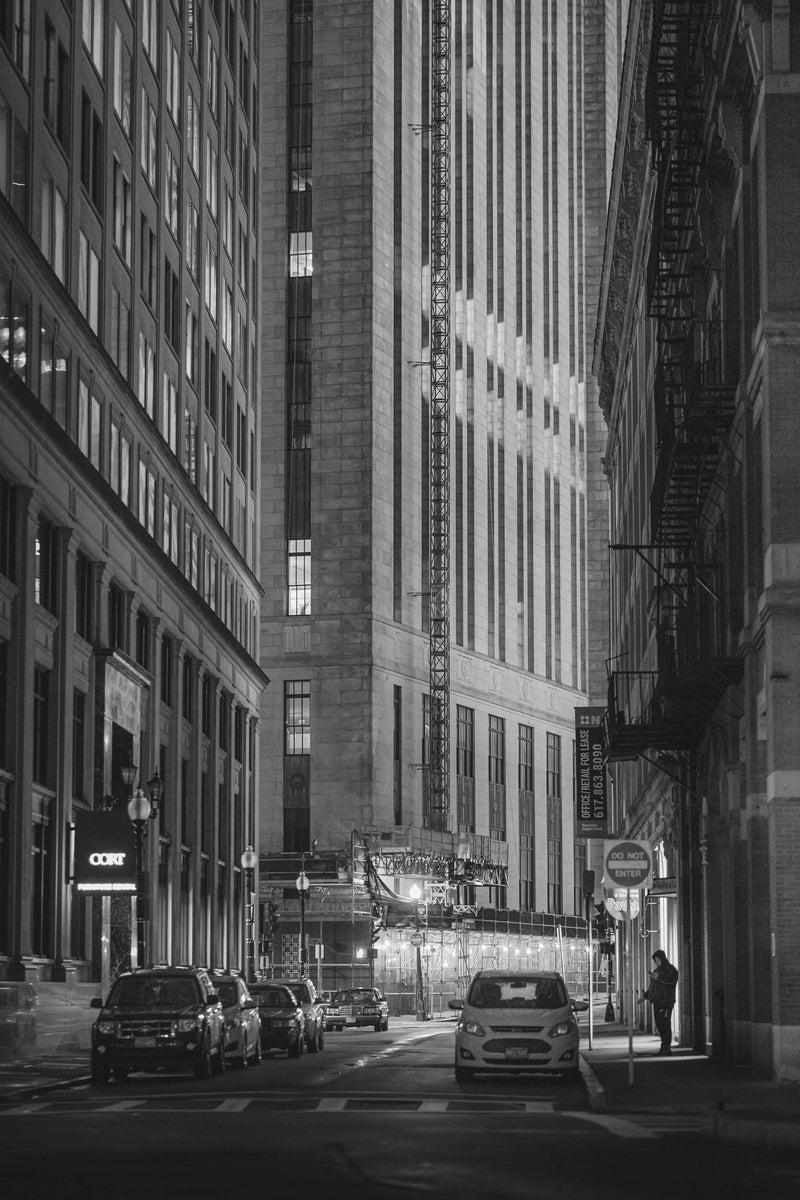 FINANCIAL DISTRICT AT NIGHT