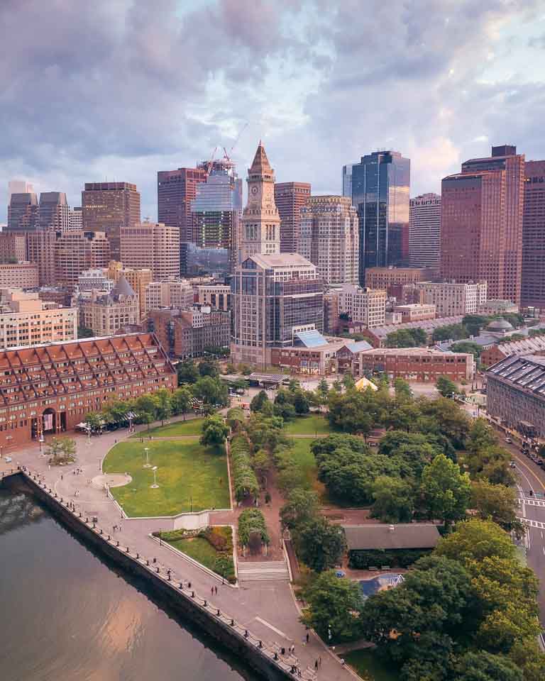 CHRISTOPHER COLUMBUS WATERFRONT PARK IN JULY