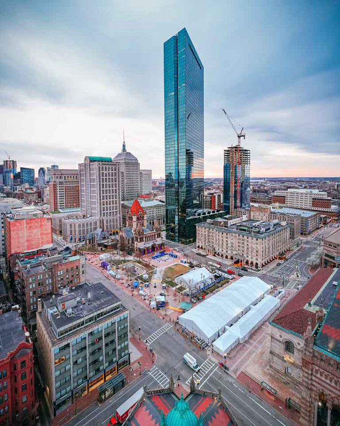 COPLEY SQUARE DURING BOSTON MARATHON 2022