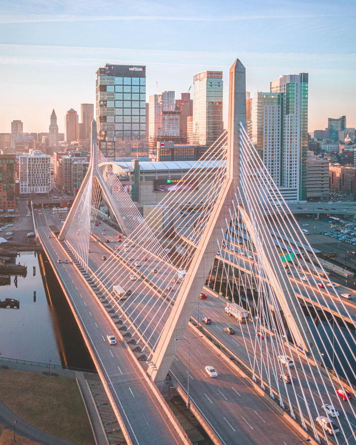 ZAKIM BRIDGE DURING SUNRISE