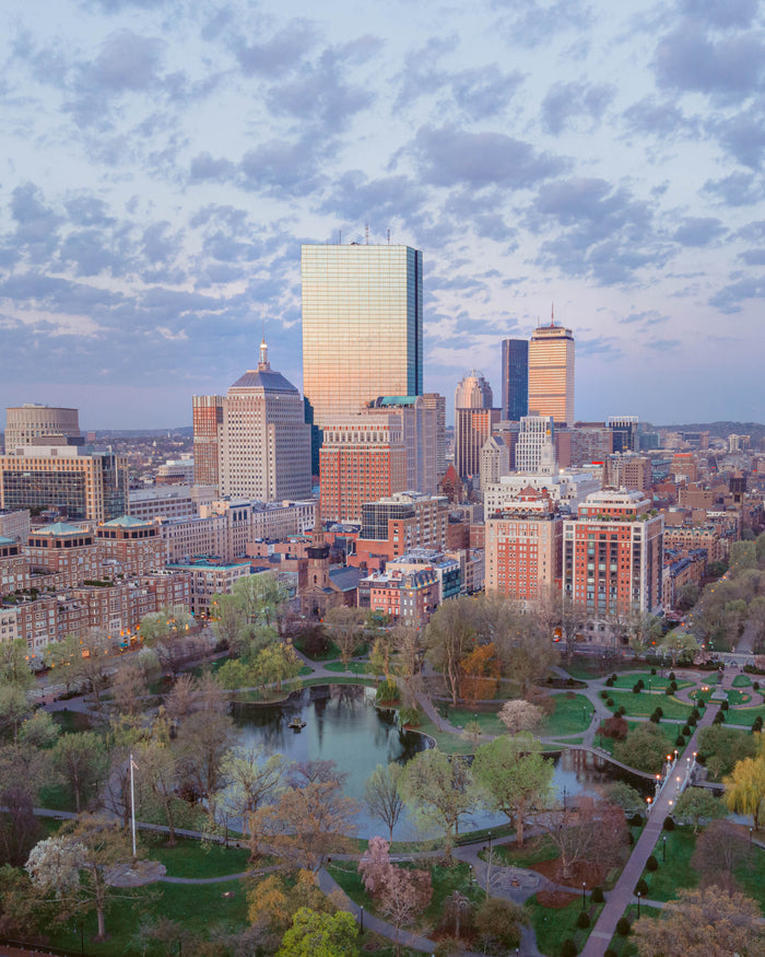 BOSTON SKYLINE IN APRIL