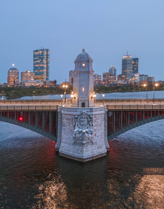 THE MAIN PIER OF LONGFELLOW BRIDGE