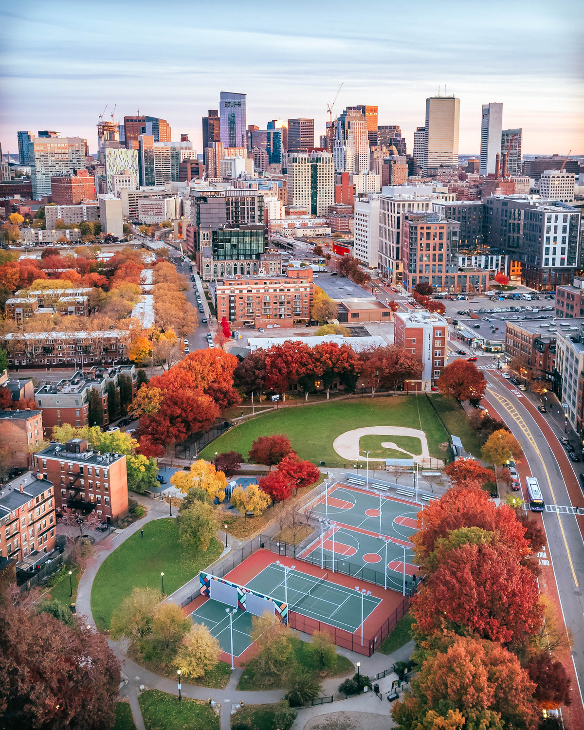 SOUTH BOSTON, VIEW ON FINANCIAL DISTRICT