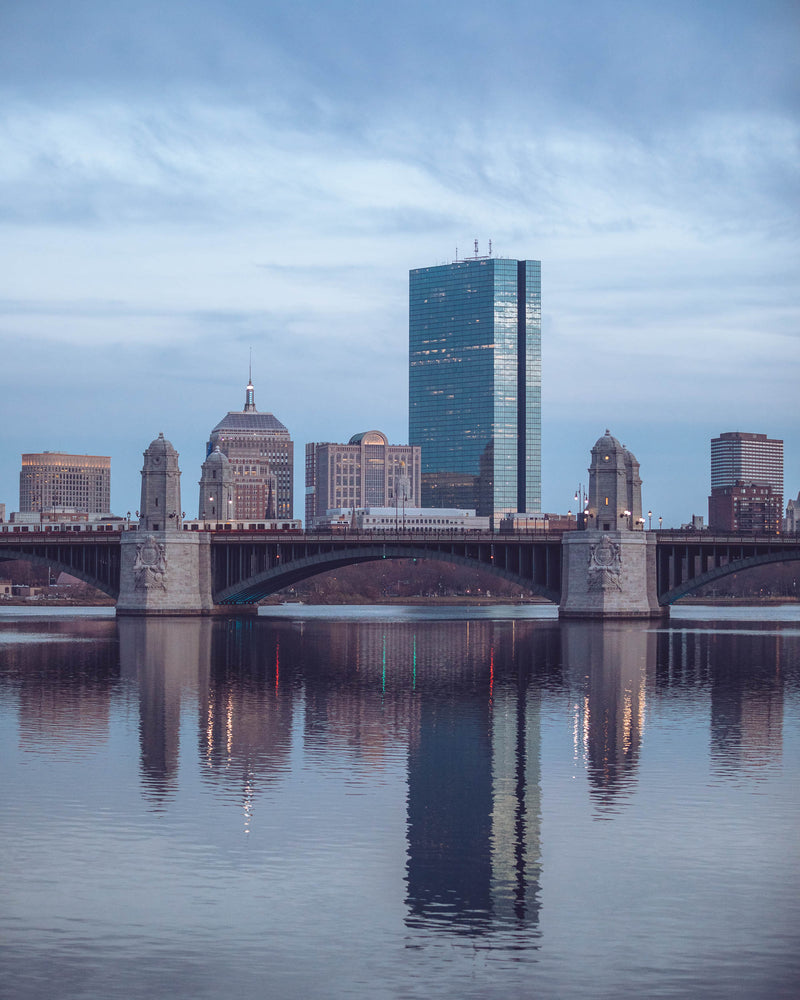 LONGFELLOW BRIDGE AT NIGHT