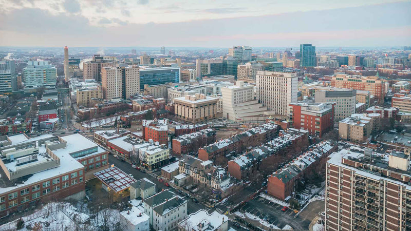 MISSION HILL - VIEW TOWARDS LONGWOOD MEDICAL AREA