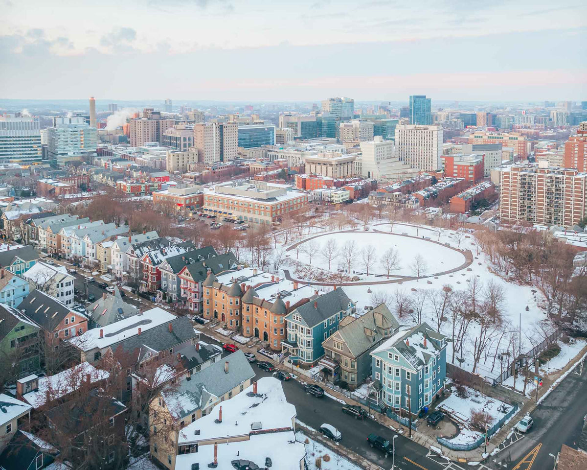 MISSION HILL: CALUMET STREET IN WINTER