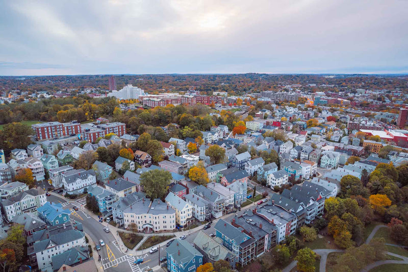 MISSION HILL HILLSIDE AND CALUMET STREETS IN FOLIAGE