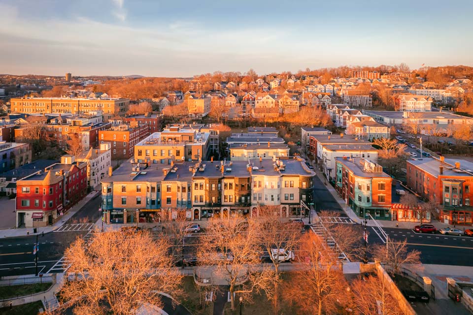 MISSION HILL TREMONT STREET DURING SUNRISE