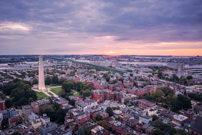 SUNRISE ON BUNKER HILL IN AUGUST