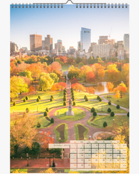 2023 CALENDAR. BOSTON from the Air