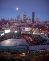 BOSTON SKYLINE FROM FENWAY