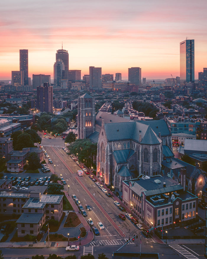 VIEW OF BOSTON FROM SOUTH END